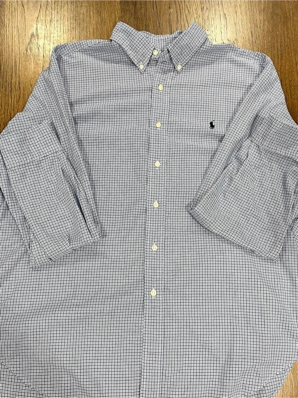 Ralph Lauren Classic Fit Men's Checkered Button Down Mens XL
